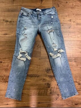 KanCan Light Blue Distressed Skinny Jeans